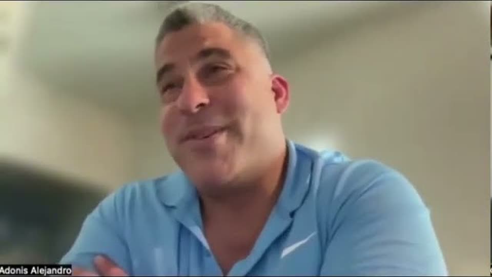 A chiropractor speaking on a video call
